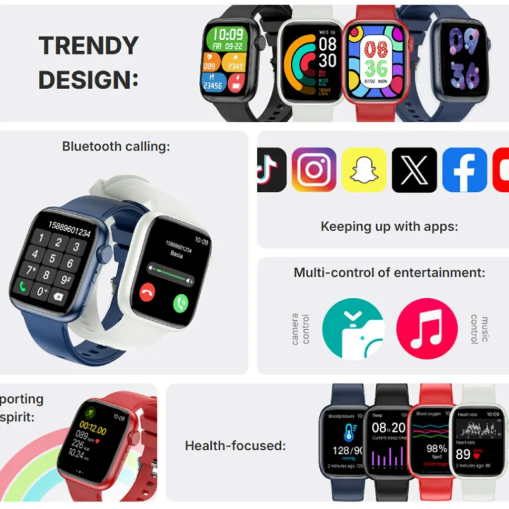 Forever Sports- & Pulsure|Sports- & Pulsure>IGo 3 JW-500 Smartwatch - Børn