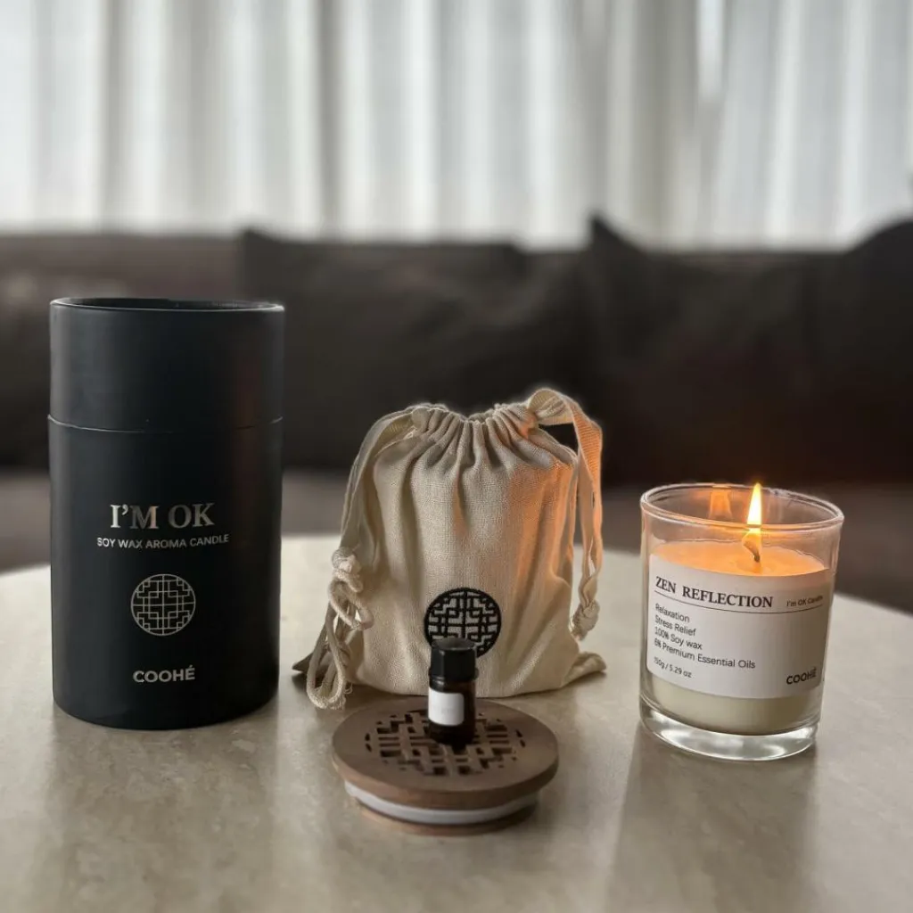 COOHÉ Lys & Lamper>I'M OK Soy Wax Aroma Candle