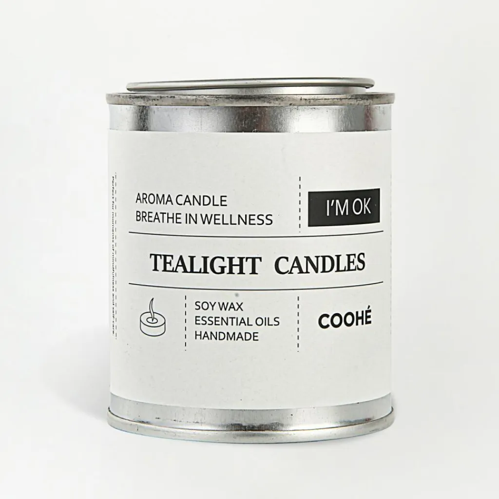 COOHÉ I'M OK Tealight Candles< Lys & Lamper|Duft Til Hjemmet