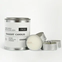 COOHÉ I'M OK Tealight Candles< Lys & Lamper|Duft Til Hjemmet