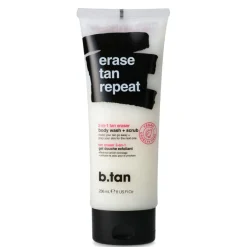 b.tan Selvbrunere>2In1 Tan Eraser Body Wash + Scrub