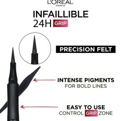 L'Oréal Paris Eyeliner<Infaillible Grip 24H Precision Felt Eyeliner