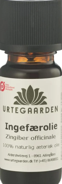Urtegaarden Ingefærolie Æterisk Ø< Duftolier