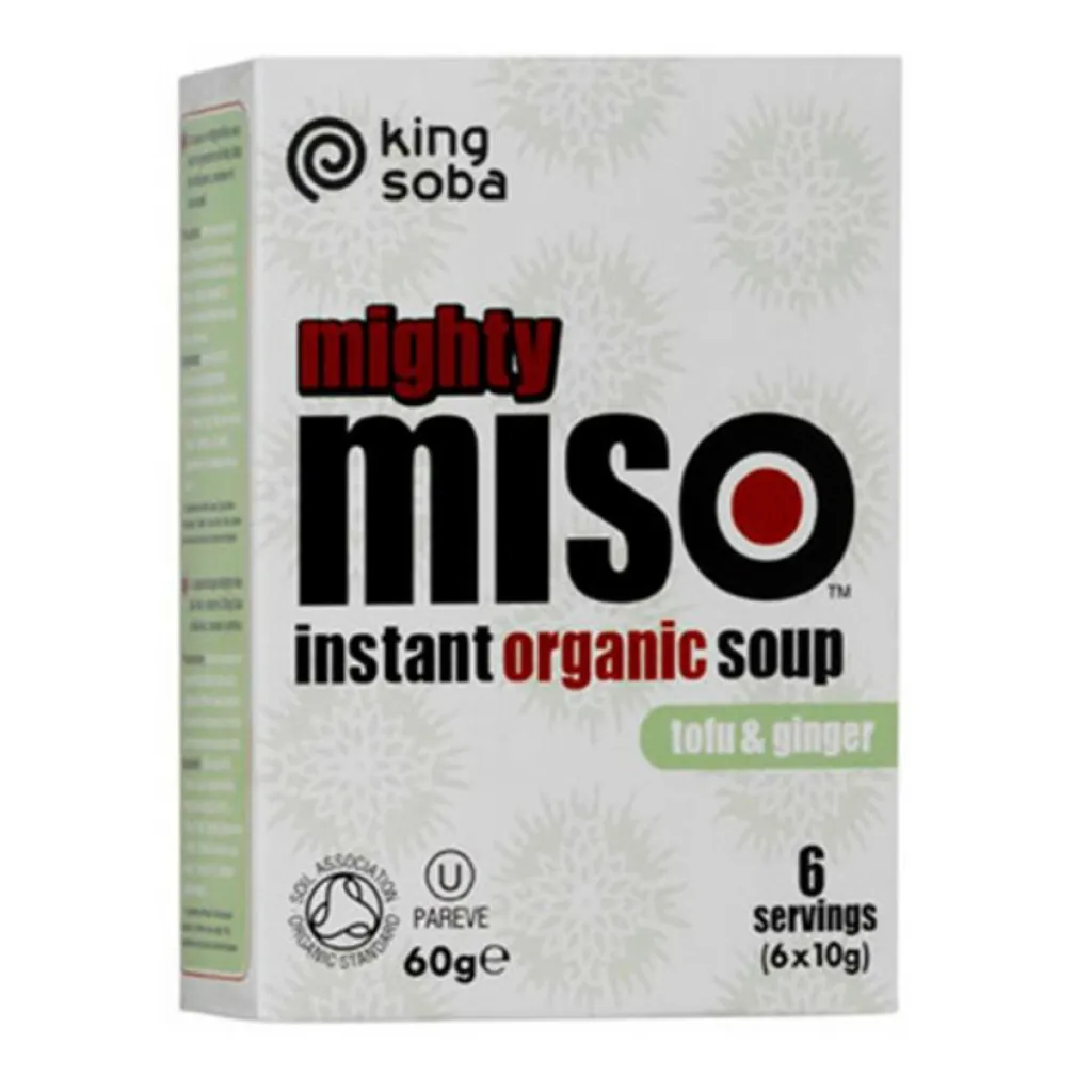 Clearspring Færdigretter>Instant Miso suppe Tofu & Ingefær Ø