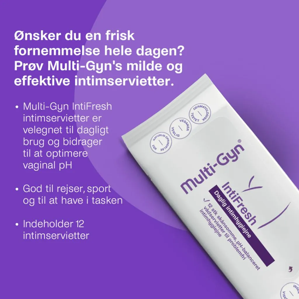 Multi-Gyn IntiFresh Intime Vådservietter< Intimpleje|Intimpleje
