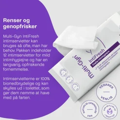 Multi-Gyn IntiFresh Intime Vådservietter< Intimpleje|Intimpleje