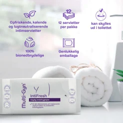 Multi-Gyn IntiFresh Intime Vådservietter< Intimpleje|Intimpleje