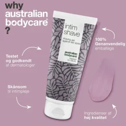 Australian Bodycare Intimpleje|Barberskum & Gel<Intim Shave