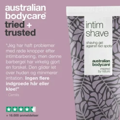 Australian Bodycare Intimpleje|Barberskum & Gel<Intim Shave