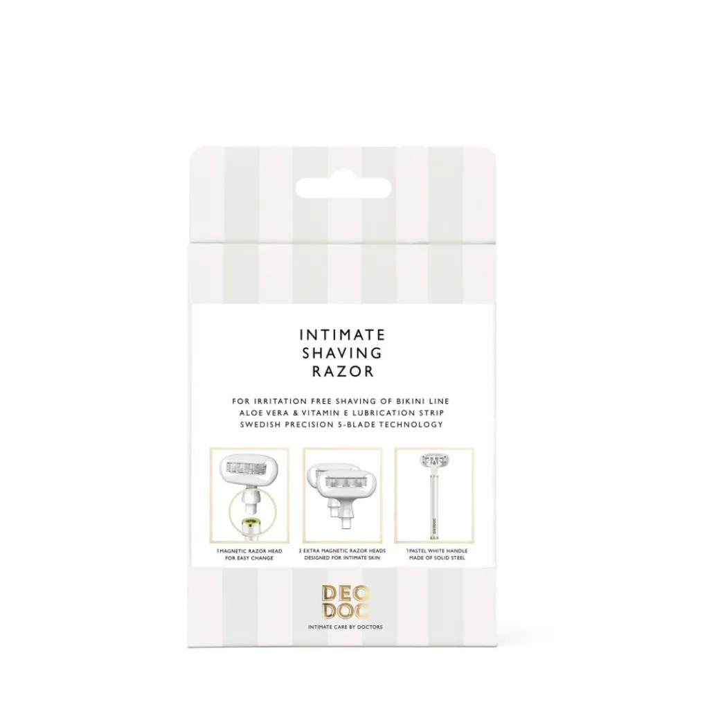 DeoDoc Intimate Shaving Razor< Skrabere & Blade