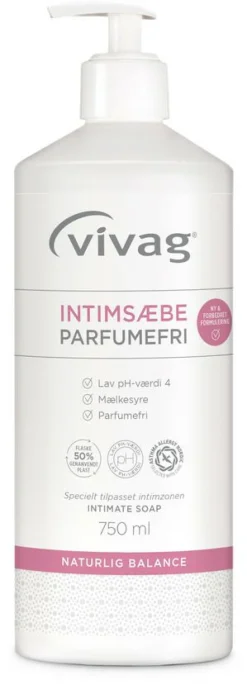 Vivag Intimsæbe< Intimpleje|Intimpleje