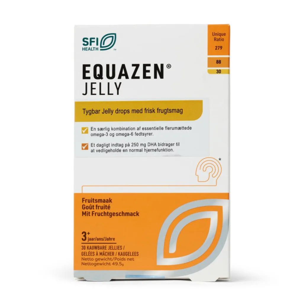 Equazen Jelly Drops< Fiskeolie & Omega 3