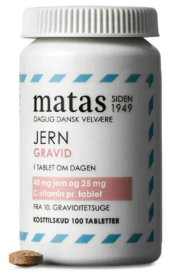 Matas Striber Kosttilskud Til Gravide|Kosttilskud Til Kvinder<Jern Gravid