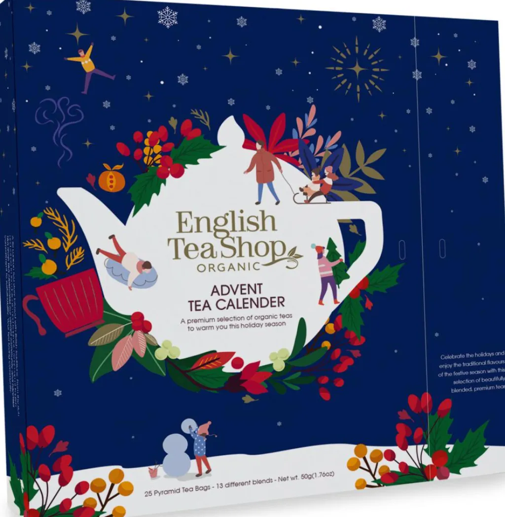 English Tea Shop Te|Pakkekalendere>Julekalender Book Style Christmas Night Te Ø