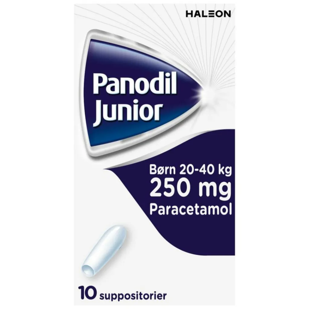 Panodil Smertestillende Til Børn|Hovedpine>Junior 250 mg suppositorier