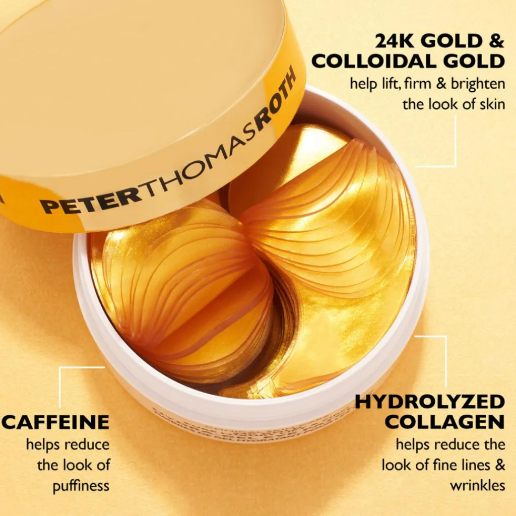 Peter Thomas Roth 24K Gold Pure Luxury Lift Firm Hydra Gel Eye Patches< Masker
