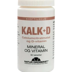 Natur Drogeriet D-Vitamin<Kalk + D tabletter