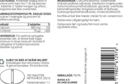 Matas Striber Kalk<Kalk 400 mg + D-vitamin 35 µg