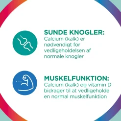 Multi-tabs Kosttilskud|Kosttilskud Til Mænd<Kalk 500mg + D3 Tabletter