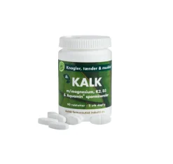 Grønne vitaminer Kalk m/Magnesium, D3 og K2< Magnesium