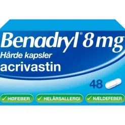 Benadryl Allergi|Allergi<Kapsler 8 mg