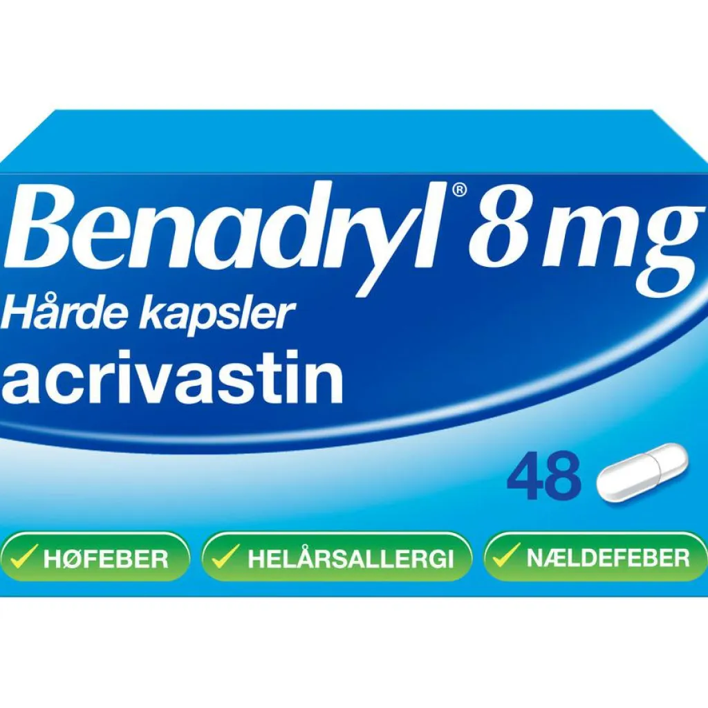 Benadryl Allergi|Allergi<Kapsler 8 mg