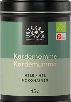 Urtekram Krydderier<Kardemomme hel Ø
