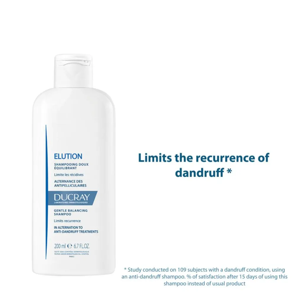 Ducray Kelual Elution Anti-Dandruff Daily Shampoo< Hovedbundspleje