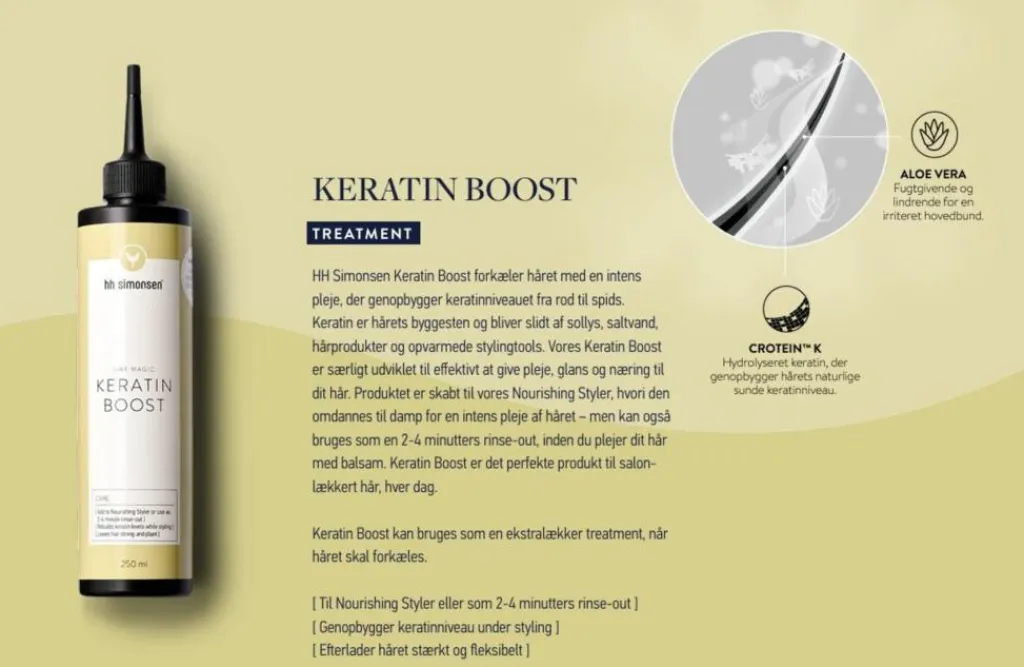HH Simonsen Keratin Boost< Hårkur