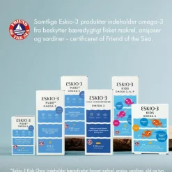 Eskio-3 Kosttilskud Til Børn|Fiskeolie & Omega 3<Kids Omega 3-6-9 Tutti Frutti