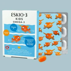 Eskio-3 Børnevitaminer|Børnevitaminer<Kids Omega 3 Vitamin D Appelsin
