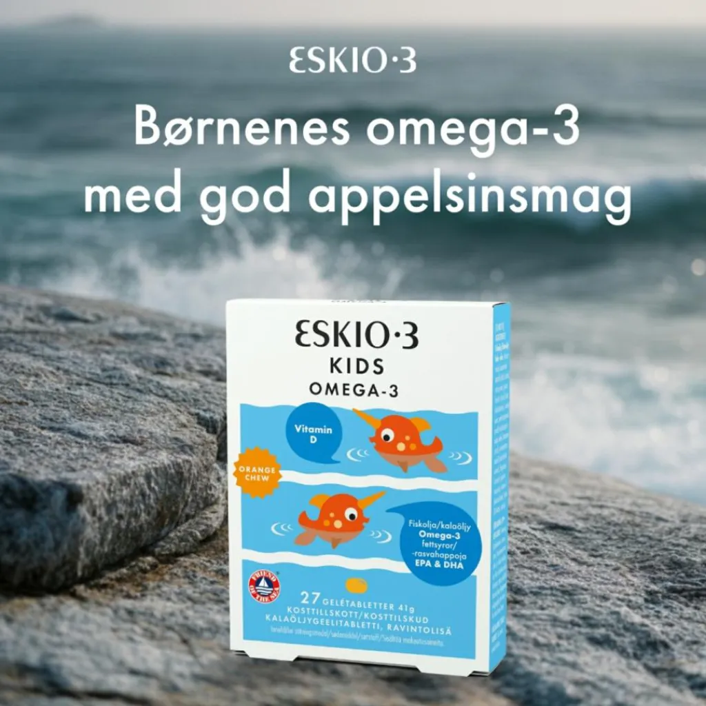Eskio-3 Børnevitaminer|Børnevitaminer<Kids Omega 3 Vitamin D Appelsin