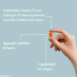 Eskio-3 Børnevitaminer|Børnevitaminer<Kids Omega 3 Vitamin D Appelsin