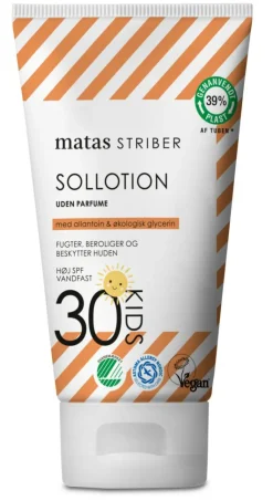 Matas Striber Solcreme Til Børn|Solcreme>Kids Sollotion SPF 30 Uden Parfume