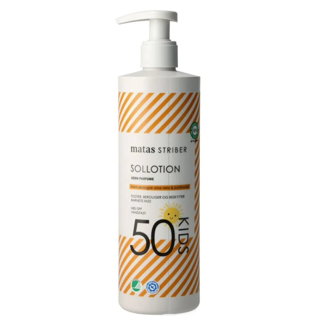 Matas Striber Solcreme>Kids Sollotion SPF 50 Uden Parfume