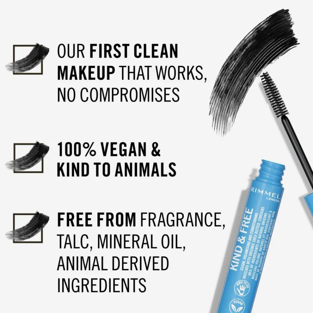 Rimmel Mascara>KIND & FREE Clean Mascara