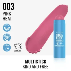 Rimmel Læbestift|Blush>Kind & Free Multi-Stick