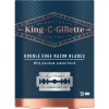 Gillette King C. blade til Double Edge< Skrabere & Blade