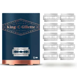 Gillette King C. blade til Double Edge< Skrabere & Blade