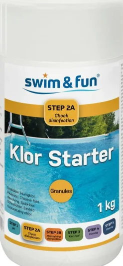 Swim & Fun Pool & Bassiner<Klor Starter Fast Dissolving Granules