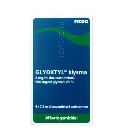 Glyoktyl Forstoppelse|Forstoppelse>Klysma 6+906 mg/ml
