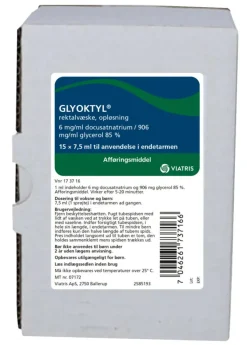Glyoktyl Forstoppelse|Forstoppelse>Klysma 6+906 mg/ml