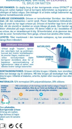 Epitact Forbinding|Fodpleje>Knyst Korrigerende Natortose