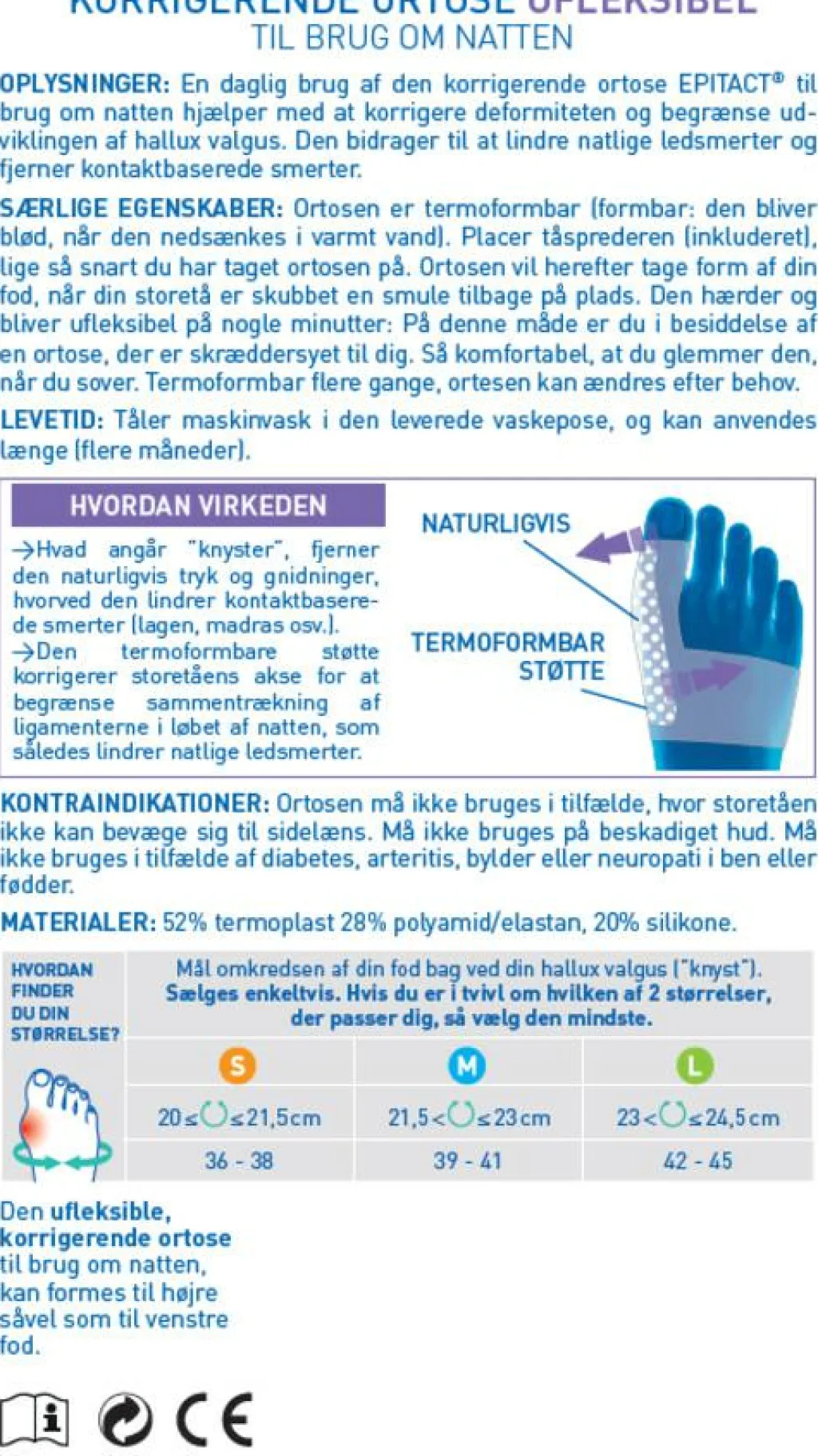 Epitact Forbinding|Fodpleje>Knyst Korrigerende Natortose