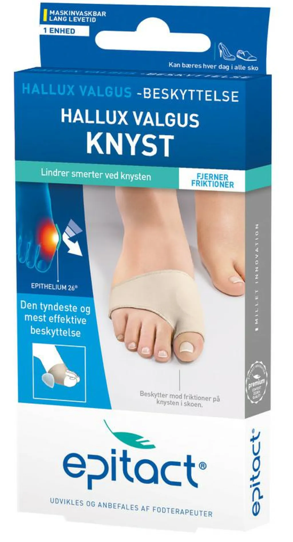 Epitact Knystbeskytter< Såler & Indlæg