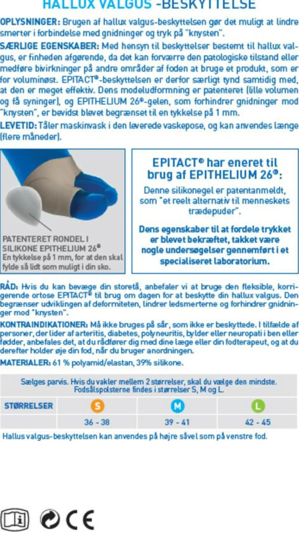 Epitact Knystbeskytter< Såler & Indlæg