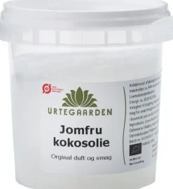 Urtegaarden Kokosolie Jomfru Ø< Olier & Eddike