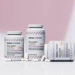 Matas Striber Kollagen 833 mg+C-vitamin 27 mg< Ingredienser