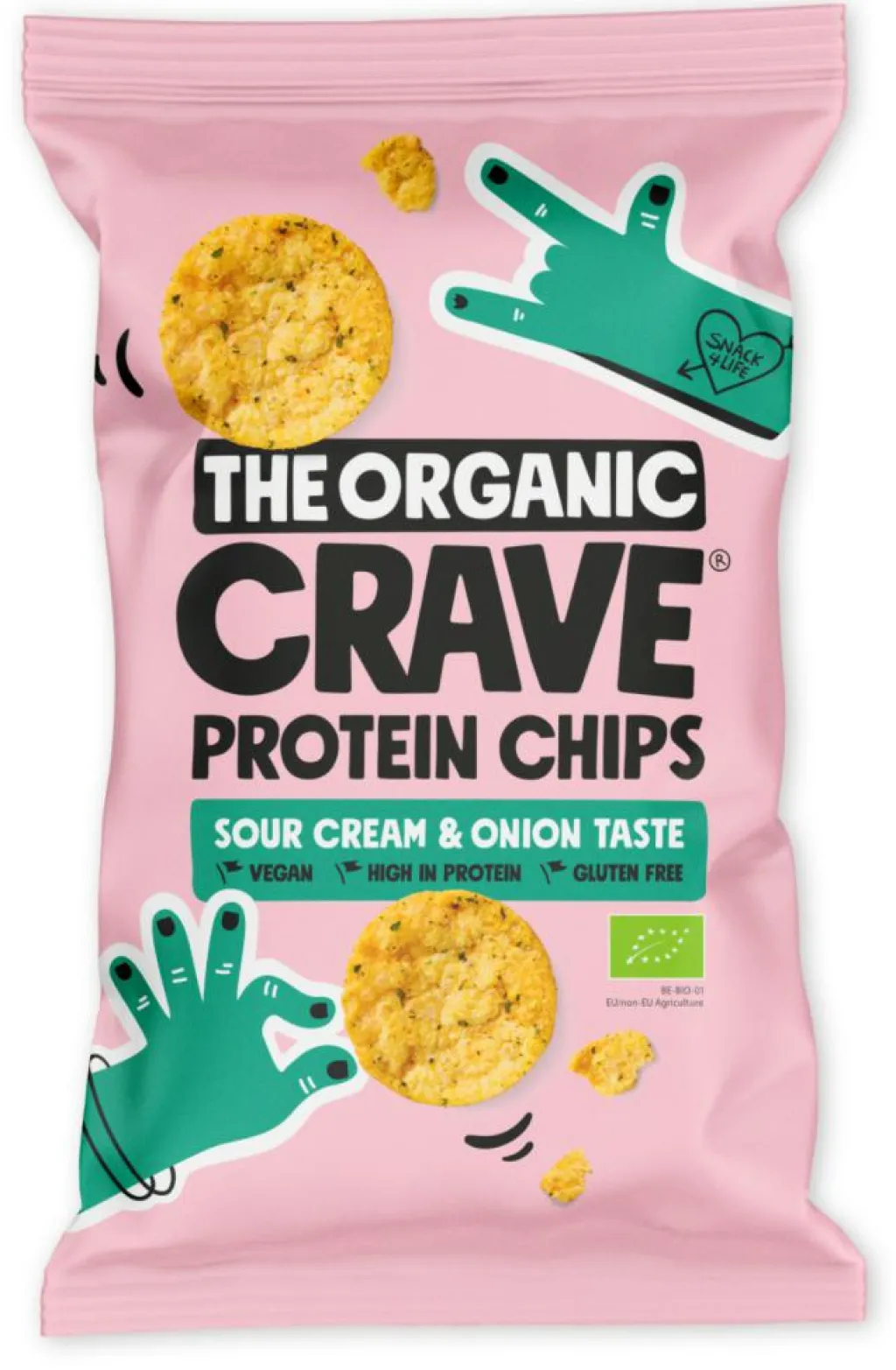 The Organic Crave Chips & Kiks<Økologiske Protein Chip