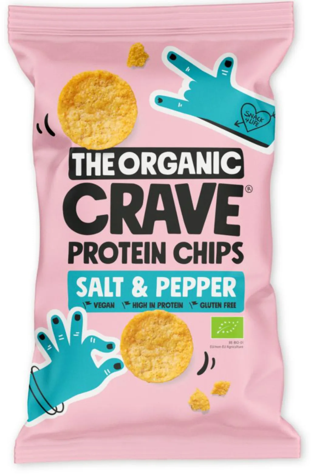 The Organic Crave Chips & Kiks>Økologiske Protein Chip
